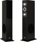 mohr SL15 Standing Speakers Black Speaker Boxes, HiFi Sound taskukohase hinnaga, elegantsed puidust HiFi Standing Boxes, sobivad stereok&otilde;larideks v&otilde;i kodukino k&otilde;larideks