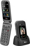TTfone TT970 Whatsapp 4G puuteekraaniga Senior Big Button Flip Phone - Pay As You Go Prepaid - Lihtne ja lihtne kasutada (&pound; 0 krediit, KOLM)