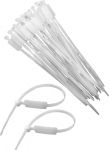 TERF&reg; Kabelbinder, Naturwei&szlig;, 200 mm x 4,8 mm, robustne Nylon-Draht-Kabelbinder, Rei&szlig;verschluss, sicherer selbstschlie&szlig;ender Mechanismus, Etiketten, B&auml;nder f&uuml;r Zuhause, B&uuml;ro, Werkstatt, Innen- und