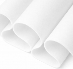 FabricLA akr&uuml;&uuml;lvildist kangas - 1,8 meetri laiune, 1,6mm paksune vilt meetri kohta - pehme vildi lehed &otilde;mblemiseks, padjadeks ja polsterdamiseks, DIY kunst ja k&auml;sit&ouml;&ouml; - valge, 1 meeter