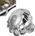 P&ouml;&ouml;rlev katuseventilaator, 75/160/200 mm turbiiniventilaator, p&ouml;&ouml;ninguventilaator, tuuleturbiinid, korstnap&uuml;hendus kodude, talude ja p&ouml;&ouml;ningute jaoks (500 mm/19,68 tolli)
