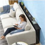 Konsole Flurtisch - extra langer, schmaler Sofatisch aus Glas f&uuml;r Wohnzimmer, Schlafzimmer und Eingangsbereich