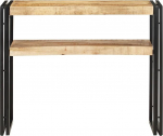 Anself Holz Konsole Sideboard mit Zwei Ablagefl&auml;chen, stabil und langlebig, Sicherheitsmontage Model321096