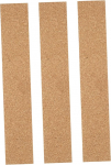 Lurrose Cork Slat Strips Cork Pin Board Strips Self-Adhesive Memo Board Strips for Home Office