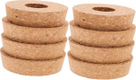 Yardwe Pack of 8 Hydroponics Vase Lids Plant Cork Lids for Preserving Jars Flower Glass Insert Lid Cork Preserving Jar Lid Hydroponics Flower Pot Glass Planter