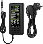 Taormey 24V 6A toiteadapter, universaalne toiteallikas AC 100-240V kuni DC 24 Volt 6 Amp vooluv&otilde;rku LED ribade, telerite DVD LCD monitoride raadiokaamera jaoks - Euro pistik 5.5 x 2.5/2.1 mm