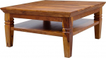 MASSIVMOEBEL24.DE Oxfordi kohvilaud Akaatsia #316, v&auml;rv: Suurus: 85 x 85 cm, v&auml;rvus: helepruun lakk, suurus: 85 x 85 cm