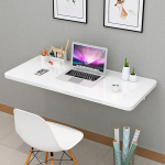 Robuster Klapptisch zur Wandmontage, f&uuml;r kleine R&auml;ume, ideal f&uuml;r Waschk&uuml;che oder Restaurant, valge, 70 x 40 cm