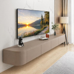TV Lowboard,120-300 cm Moderner TV Schrank Fernsehschrank f&uuml;r das Wohnzimmer Geeignet f&uuml;r das Wohnzimmer und Schlafzimmer (Khaki, 120CM)