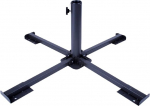 Aktive 53991 Kokkupandav metalljalg 86 x 86 x 34 cm Toru l&auml;bim&otilde;&otilde;t 38 ja 48 mm Must