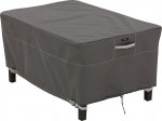 Classic Accessories 55-167-045101-EC Ravenna ristk&uuml;likukujuline patio Ottomani/laua kate Premium v&auml;lism&ouml;&ouml;bli kate vastupidavast ja veekindlast kangast, Taupe, suur