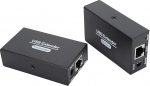 USB Ethernet laiendaja koos 4 USB 2.0 pistikupesa, 262 jalga, 480 Mbit/s, Plug and Play, komplektne komplekt