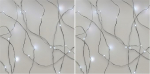 EMOS Nano Fairy Lights, Cool White sise- ja v&auml;litingimustes kasutamiseks (IP44), 4 m pikkune LED j&otilde;uluvalgustus, Nano pidude, j&otilde;ulude jaoks, 6-tunnine taimeri funktsioon, toiteallikas ja trafo, h&otilde;bedane