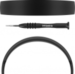 Geekria Plastikust k&otilde;rvaklapipadi, mis &uuml;hildub Beats Studio Pro k&otilde;rvaklappidega asendusrihmade remondiosaga (must)