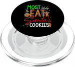 Am wahrscheinlichsten Essen Weihnachtsmann-Kekse Weihnachten Familie Humor PopSockets PopGrip f&uuml;r MagSafe