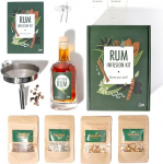 DIY Rum Infusion Set by Craftly | Kinkekomplekt | Suurep&auml;rane kingitus temale, naisele, partnerile, aastap&auml;evaks, s&uuml;nnip&auml;evaks | Meestele ja naistele l Maitseained ja pudelid