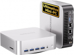 GEEKOM AI Mini PC A9 Max koos AMD Ryzen AI 9 HX 370 (12C/24T, kuni 5,1GHz), 32GB DDR5+ 2TB SSD, 2.5G Dual-LAN Mini arvuti Windows 11 Pro koos 2&times;USB4|HDMI2.1|Wi-Fi 7&BT 5.4 k&otilde;igi rakenduste jaoks.