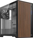 NEWWAY - NW1 puidust arvutikarp - ATX/Micro-ATX/ITX-ga &uuml;hilduv kesktorn - C-t&uuml;&uuml;pi USB - ventilaator sisaldab 3 x 140mm PWM - karastatud klaasist k&uuml;ljepaneel (must)