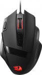 Redragon M619 RGB m&auml;nguhiir - 12800 DPI juhtmega optiline hiir 8 programmeeritava nupu ja ergonoomilise disainiga, tarkvara toetab DIY klahvipaigutusi