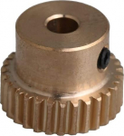 Pinion Motor Gear, Step Miter 1 tk 0.5 moodul 20T 30T 40T 50T 60T Brass Worm Gear 0.5m 20 hammastega Spur Pinion Gear koos kruviga Drive Transmission Shaft Spur Gear Cone (suurus : 50 Karmid