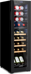 Klarstein Freestanding Wine Fridge for 27 Fl. - Drinks Fridge with 2 Cooling Zones & Energy-Efficient Compressor - Ideal for Wine Lovers, Keeps Your Wines Cool & Fresh
