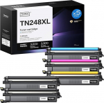 Timink 5 TN248XL toonerikassettide pakett, mis &uuml;hildub Brother TN-248 TN248 XL-ga, mis &uuml;hildub Brother MFC-L3740CDW MFC-L3760CDW MFC-L3740CDWE DCP-L3560CDW HL-L3240CDW MFC-L8390CDW HL-L3220CWE-ga.