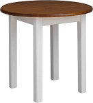 k koma &Uuml;mmargune m&auml;nni laud 90 cm Puidust k&ouml;&ouml;gilaua massiivne valge mesi Maakodu stiilis (Tamm)