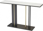 Generisch Moderner Konsolentisch f&uuml;r den Eingangsbereich - Flurtisch mit Metallgestell, stilvolles M&ouml;belst&uuml;ck f&uuml;r Wohnzimmer und B&uuml;ro, einfache Montage, vielseitiger Flurtisch
