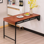 Klapptisch aus Holz Wandmontierter Schreibtisch K&uuml;chenst&auml;nder Schwimmender Esstisch Computertisch B&uuml;roklapptisch K&uuml;chentisch Balkontisch Geeignet f&uuml;r die K&uuml;che