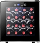 XDLEDMKIZ Weink&uuml;hlschrank, Getr&auml;nkek&uuml;hlschrank, Kleiner Weinkeller, Soda- und Bierk&uuml;hlschrank, Thekenk&uuml;hlschrank, leiser Betrieb, Kompressor, T&uuml;r, schwarzes Glas