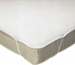 Erwin M&uuml;ller Kalmuck-Molton Matratzenauflage bis 20 cm H&ouml;he geeignet - saugstark, strapazierf&auml;hig, &Uuml;bereckgummib&auml;nder, kochfest und trocknergeeignet Molton