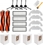 Accessory Kit for Dreame Bot Z10 Pro L10 Plus Vacuum Cleaner, 20 Pieces Set, 2 Removable Main Brushes, 4 HEPA Filters, 4 Side Brushes, 4 Wipes, 4 Dust Bags, 2 Cleaning Brushes