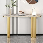 Moodne rustikaalne kitsas p&auml;hklipuust konsoollaud v&auml;ikestesse ruumidesse - kergesti kokkupandav sissep&auml;&auml;sulaud 140 x 30 x 85 cm, ideaalne fuajeelaud elutuppa ja esikusse, sobib ideaalselt kasutamiseks