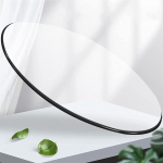 Ma&szlig;geschneiderte Glastischplatte f&uuml;r runden Esstisch, Ersatzplatte aus geh&auml;rtetem Glas f&uuml;r Esstisch, 38 cm, 50 cm, 75 cm, 88 cm, 100 cm