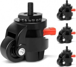 W B D WEIBIDA m&ouml;&ouml;blirattad M12 niit M12 reguleeritava k&auml;epidemega, 360&deg; raskeveokid, suur kandev&otilde;ime 1000 kg, sisset&otilde;mmatavad tasandusrattad t&ouml;&ouml;stuslikele, t&ouml;&ouml;pinkidele, masinatele,