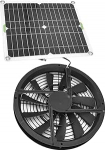 P&auml;ikeseventilaator, p&auml;ikeseventilaatorid v&auml;litingimustes kasutamiseks katusef&auml;nnis, Solaratticfan, suur veekindel v&auml;litingimustes kasutatav kanapaneeli komplekt, 10-tolline 100 W kanapargi kasvuhoone varjualuse jaoks