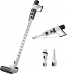 MEDION P250 Stick Vacuum Cleaner (Wireless, Bagless, Cyclone Technology, 250 Watt, 2-in-1 Handle Vacuum Cleaner and Handheld Vacuum Cleaner with Battery, Dust Sensor, HEPA H13, LED Touch Display,