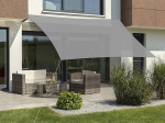 Schneider Tenerife Sun Sail 500 x 360 cm Rectangular 235-14 HDPE Fabric 2.5 kg Silver Grey