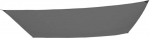 AKTIVE Rectangular awning sail, 400 x 300 cm, dark grey, for garden or patio, polyester 160 g/m&sup2;, sun protection, durable, mounting ropes and metal eyelets, easy to assemble (53914)