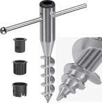 Lifeswell liiva ankur rannasirmide jaoks, vastupidav kruviankur liiva ja muru jaoks, kaasaskantav maapealne varrukas p&auml;ikesevarju, tuulekindel aluse hoidja 2,5 kuni 5 cm pikkustele vihmavarjupostidele