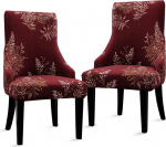 Liykimt Stretch-Stuhlbezug f&uuml;r Seitenst&uuml;hle mit Armlehnen, abnehmbar, weiches Spandex, gepolsterter Armlehnenschutz mit genageltem Rand, f&uuml;r Esszimmer, Bankett, Heimdekoration