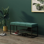 Pehmendusega kingapink - siseruumide hoiupingid magamistuppa - nurgapink kingarihmaga - ruumi s&auml;&auml;stev, kerge, hingav - esiuksel asuv kingarihm