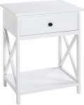 HAKU M&ouml;bel Skandinaavia k&uuml;ljelaud Valge MDF M&otilde;&otilde;tmed B 46 cm x K 60 cm x S 35 cm