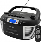 Kaasaskantav CD- ja kassetim&auml;ngija koos kaugjuhtimispuldiga - sisaldab FM/AM-raadiot, USB-m&auml;ngimist, Bluetooth-k&otilde;larit, salvestusfunktsiooni ja v&otilde;rgu-/akutoitel t&ouml;&ouml;tavat seadet (eakate s&otilde;bralik)