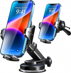 Jonsdany mobiiltelefoni hoidja auto ventilatsioon ja iminapad [3 in 1 Upgrade versioon] [Super Stabiilne] 360&deg; p&ouml;&ouml;ratav silikoonist kaitse auto mobiiltelefoni hoidja auto universaalne k&otilde;igile autodele &