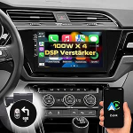 DYNAVIN Android Car Radio Sat Nav &uuml;hilduv VW Touraniga alates 2015; 10,1-tolline OEM-raadio traadita Carplay ja Android Car, Head-up Display, sisaldab DAB+: D9-40 Premium Flex