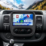8 Core Qualcomm Android 15 4+64G autoraadio Renault Traffic 3 2014-2021 / Opel Vivaro B 2014-2018, 9-tolline puuteekraaniga raadio koos CarPlay Android auto GPS WiFi FM / RDS DSP 3D auto mudeli vitriiniga