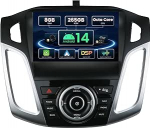 SXAUTO &brvbar;8G+256G&brvbar; Android 14 IPS autoraadio Ford Focusile (2012-2017) - Sisseehitatud Carplay/Android Car/DSP - LED-kaamera + MIC - DAB roolijuhtimiss&uuml;steem Fast Boot 360-CAM WiFi AHD - 2 DIN 9-tolline