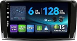 [6G+128G,Octa-Core] - MSD Autoradio f&uuml;r Benz GL ML Class W164 X164 ML350 ML450 ML500 GL320 GL450 | Android 15 GPS Radio | CarPlay Android Auto Lenkradsteuerung DAB | Tagfahrkamera MIC 2 Din 9 Zoll