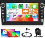 2G 64G VECHTEL 7-tolline autoraadio Opel Astra Antara Vectra Corsa Zafira Meriva Vivaro Combo Signum Tigra Twin Carplay Android auto, WiFi GPS, Bluetooth RDS/FM raadio 2 DIN koos AHD tagurduskaameraga